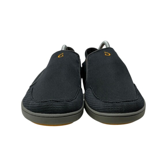 OluKai Slip On Shoes Men\'s Size 10 Nohea Mesh Grey Orange Coastal main image 4
